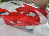 RED FIBERGLASS RACE FAIRING KIT FOR KAWASAKI ZX-6R 2007-2008