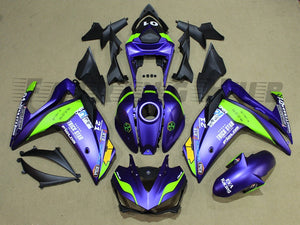 PURPLE GREEN FAIRING KIT FOR YAMAHA R3 2015-2018