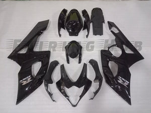 BLACK FAIRING KIT FOR SUZUKI GSXR1000 2005-2006