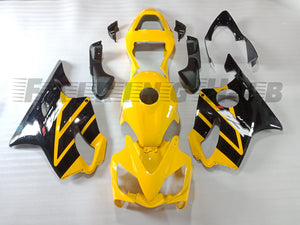 YELLOW BLACK FAIRING KIT FOR HONDA CBR600F F4I 2001 2002 2003