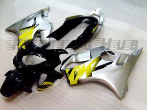 SILVER BLACK FAIRING KIT FOR HONDA CBR600F F4 1999-2000