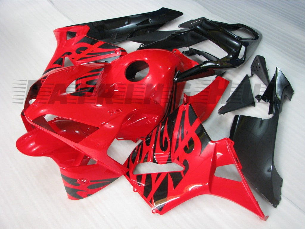 RED FAIRING KIT FOR HONDA CBR600RR F5 2003 2004