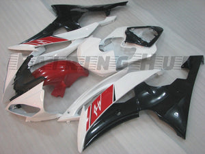 WHITE RED FAIRING KIT FOR YAMAHA R6 2008-2016