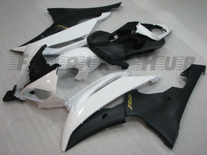 WHITE BLACK FAIRING KIT FOR YAMAHA R6 2008-2016