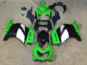 GREEN FAIRING KIT FOR KAWASAKI NINJA 250 EX250 2007-2013