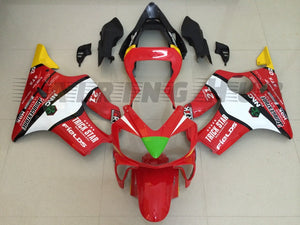 RED FAIRING KIT FOR HONDA CBR600F F4I 2001 2002 2003