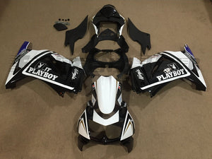 PLAYBOY DESIGN FAIRING KIT FOR KAWASAKI NINJA 250 EX250 2007-2013