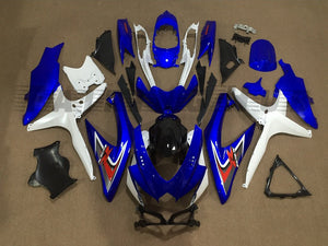 BLUE FAIRING KIT FOR SUZUKI GSXR600 GSXR750 2008-2010