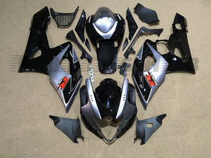 SILVER BLACK FAIRING KIT FOR SUZUKI GSXR1000 2005-2006