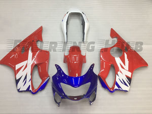 RED BLUE FAIRING KIT FOR HONDA CBR600F F4 1999-2000