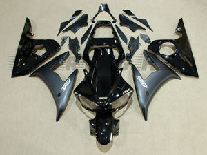 BLACK FAIRING KIT FOR YAMAHA R6 2003-2005