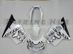 WHITE FAIRING KIT FOR HONDA CBR600F F4 1999-2000