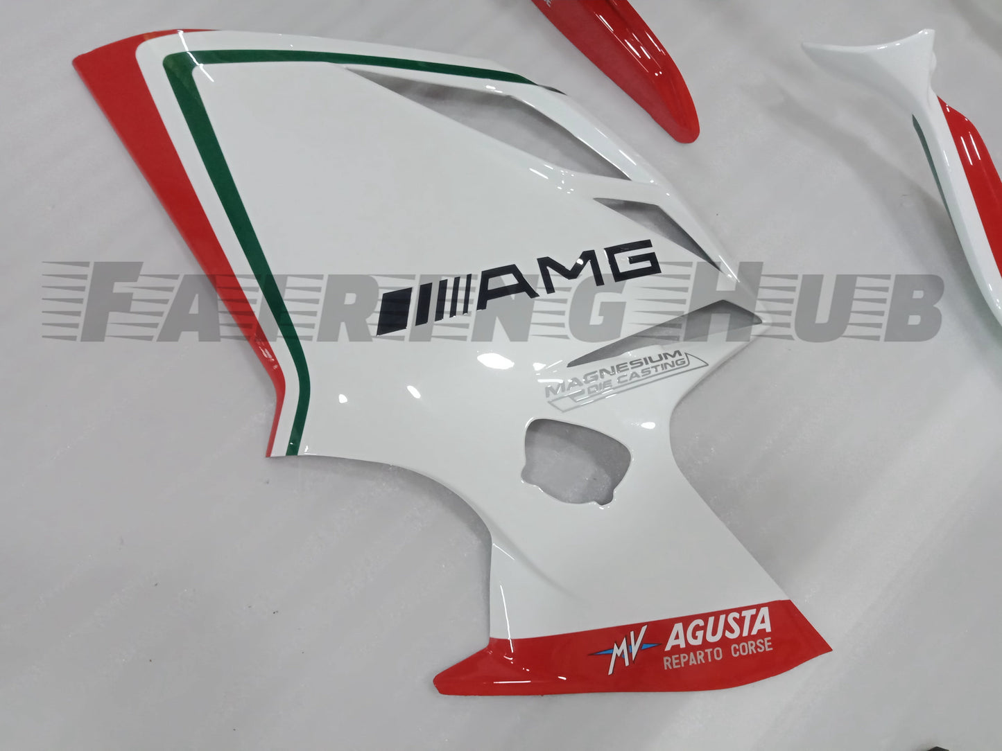 RED FIBERGLASS RACE FAIRING KIT FOR MV AGUSTA F4 1999-2009