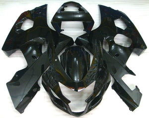 BLACK FAIRING KIT FOR SUZUKI GSXR600 GSXR750 2004-2005