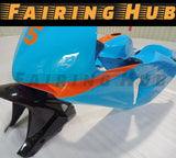 BLUE FIBERGLASS RACE FAIRING KIT FOR HONDA CBR600RR 2005-2006