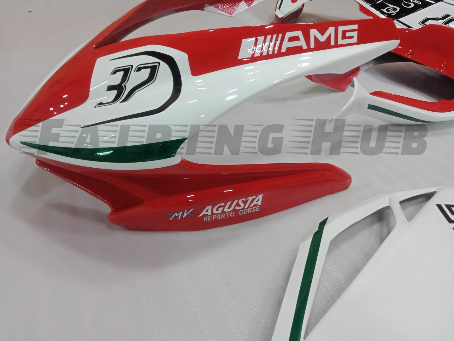 RED FIBERGLASS RACE FAIRING KIT FOR MV AGUSTA F4 1999-2009