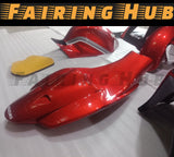 RED FIBERGLASS RACE FAIRING KIT FOR SUZUKI GSXR600 GSXR750 2006-2007