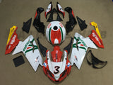 2006 - 2011 Aprilia RS125 White Red Fairing 05