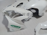 WHITE FAIRING KIT FOR HONDA CBR600F F4I 2001 2002 2003