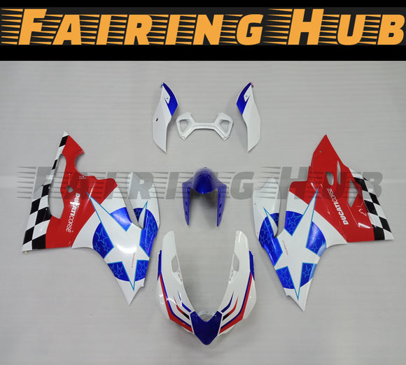 BLUE RED FAIRING KIT FOR DUCATI PANIGALE 899 1199 2013-2015