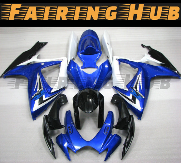 BLUE FAIRING KIT FOR SUZUKI GSXR600 GSXR750 2006-2007