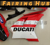 RED WHITE FAIRING KIT FOR DUCATI 848 1098 1198 2007-2012
