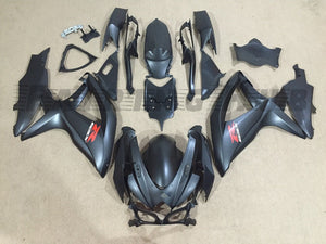 BLACK FAIRING KIT FOR SUZUKI GSXR600 GSXR750 2008-2010