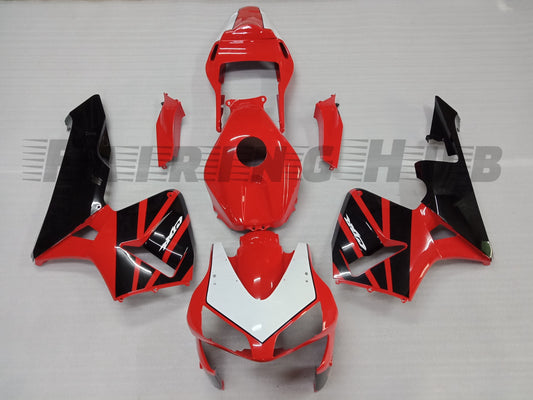 RED BLACK FAIRING KIT FOR HONDA CBR600RR F5 2003 2004