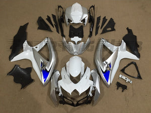 WHITE FAIRING KIT FOR SUZUKI GSXR600 GSXR750 2008-2010