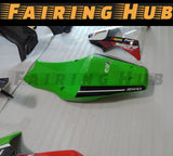 GREEN RED FIBERGLASS RACE FAIRING KIT FOR KAWASAKI ZX-10R 2011-2015