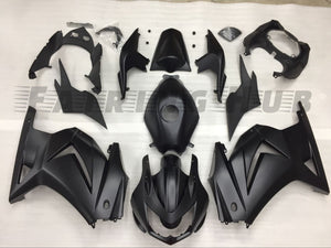 MATT BLACK FAIRING KIT FOR KAWASAKI NINJA 250 EX250 2007-2013