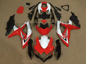 RED FAIRING KIT FOR SUZUKI GSXR600 GSXR750 2008-2010