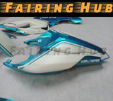 BLUE WHITE FAIRING KIT FOR DUCATI 848 1098 1198 2007-2012