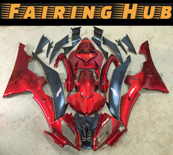CANDY RED FAIRING KIT FOR YAMAHA R6 2008-2016