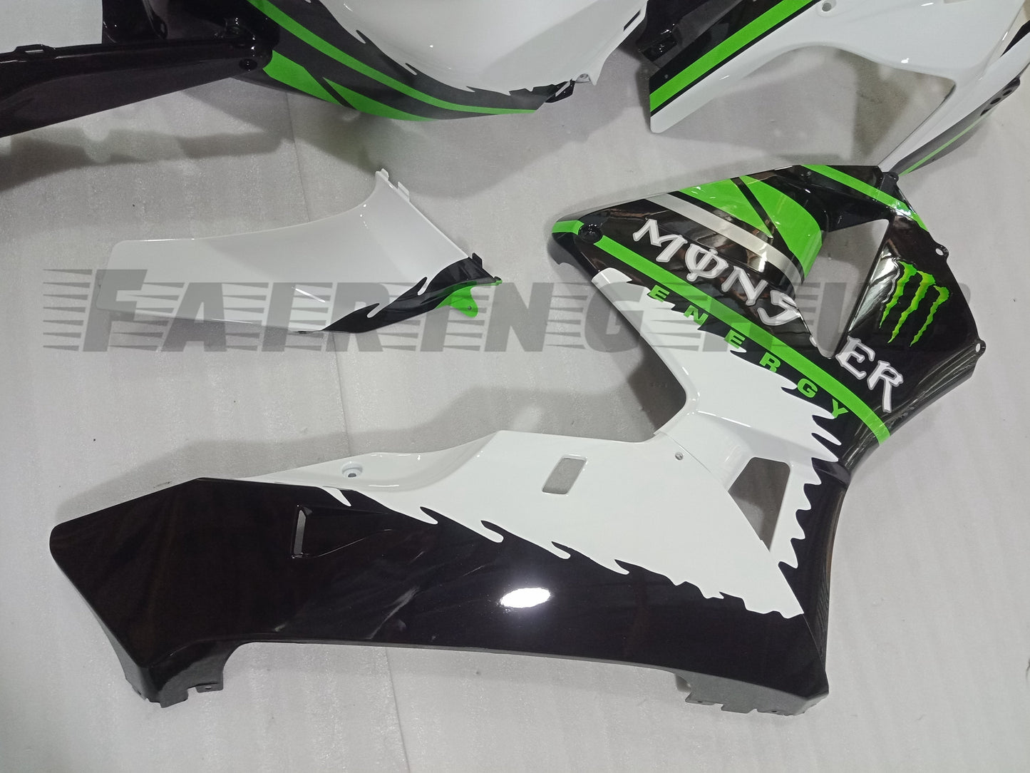 GREEN BLACK FAIRING KIT FOR HONDA CBR600RR F5 2003 2004