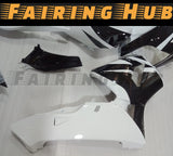 WHITE BLACK FAIRING KIT FOR HONDA CBR600RR F5 2003 2004