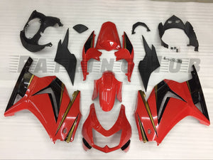 RED FAIRING KIT FOR KAWASAKI NINJA 250 EX250 2007-2013