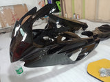 BLACK FIBERGLASS RACE FAIRING KIT FOR BMW S1000RR 2009-2011