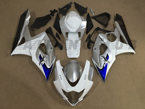 WHITE FAIRING KIT FOR SUZUKI GSXR1000 2005-2006