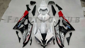 BLACK WHITE FAIRING KIT FOR YAMAHA R6 2006-2007