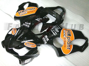 BLACK ORANGE FAIRING KIT FOR HONDA CBR600F F4I 2001-2003