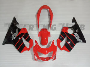 RED BLACK FAIRING KIT FOR HONDA CBR600F F4 1999-2000