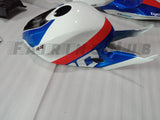 WHITE BLUE FIBERGLASS RACE FAIRING KIT FOR BMW S1000RR 2015-2018