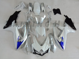 WHITE FAIRING KIT FOR SUZUKI GSXR600 GSXR750 2008-2010