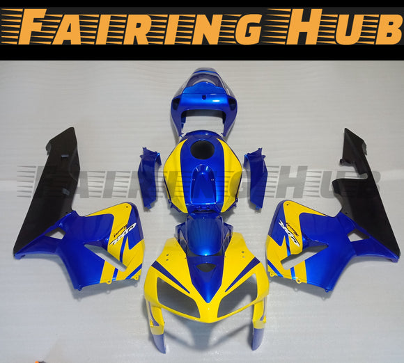 YELLOW BLUE FAIRING KIT FOR HONDA CBR600RR F5 2005-2006