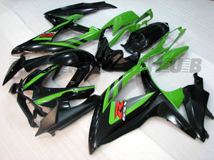 GREEN BLACK FAIRING KIT FOR SUZUKI GSXR600 GSXR750 2008-2010