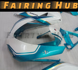 BLUE WHITE FAIRING KIT FOR DUCATI 848 1098 1198 2007-2012