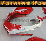 RED WHITE FAIRING KIT FOR DUCATI 848 1098 1198 2007-2012