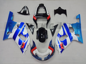 BLUE FAIRING KIT FOR SUZUKI GSXR600 GSXR750 2000-2003