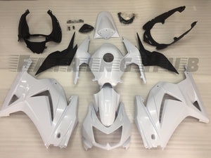 WHITE FAIRING KIT FOR KAWASAKI NINJA 250 EX250 2007-2013